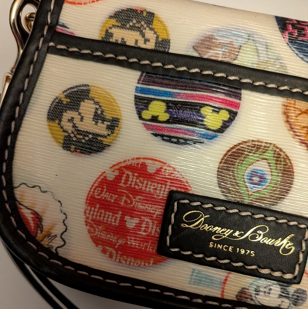 Dooney & Bourke Disney Collaboration "Button" Pattern - Picture 8 of 9